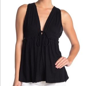 Free People Black Tank Top